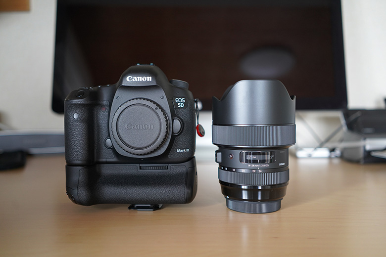 14-24mm F2.8 DG HSMとCanon 5D mark3