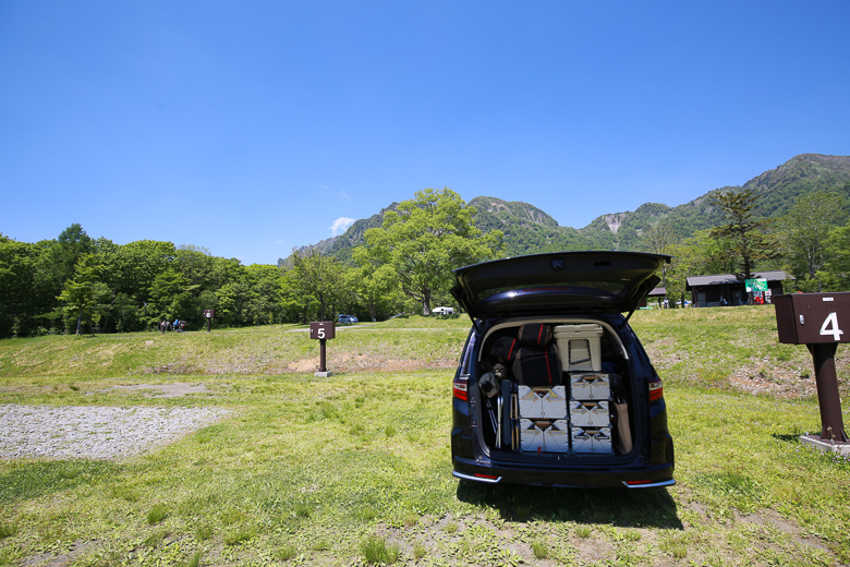 戸隠キャンプ場片付け完了