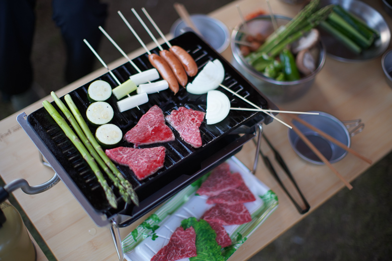 牛岳パノラマオートキャンプ場 きらら 夕食