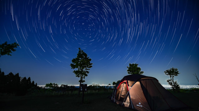 牛岳パノラマオートキャンプ場 きらら 星空