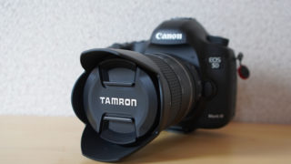 TAMRON 28-300mm F/3.5-6.3 Di VC PZD CANON 5D mark3に取り付け