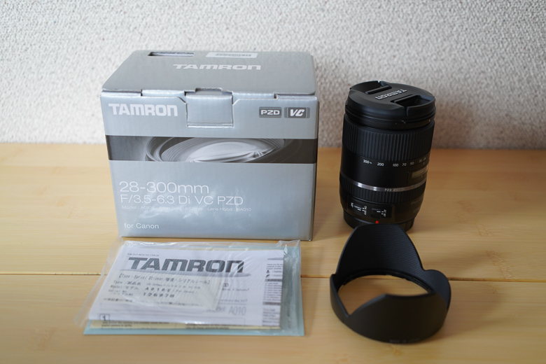 TAMRON 28-300mm F/3.5-6.3 Di VC PZD 付属品