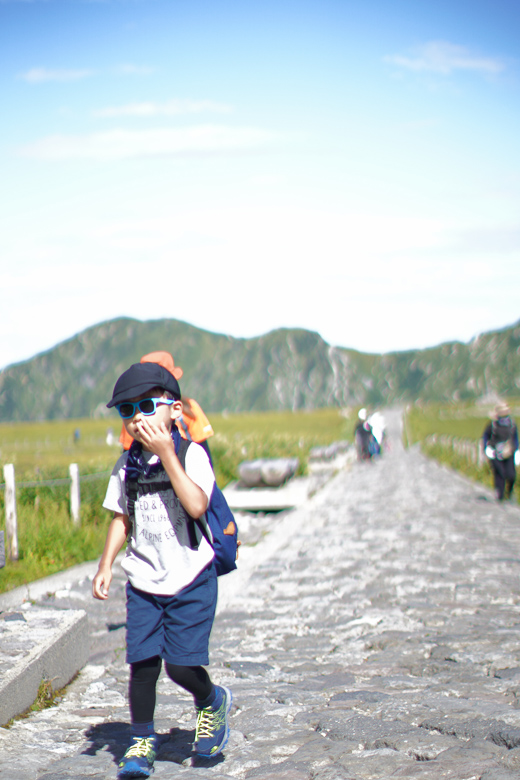 立山山頂へ向けて登山