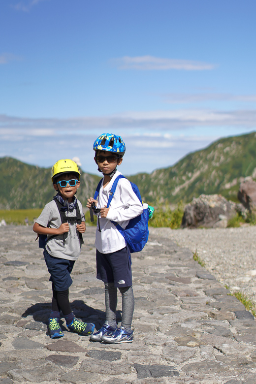 立山山頂へ向けて登山