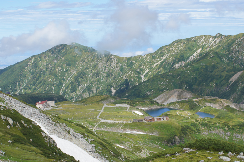 立山山頂へ向けて登山