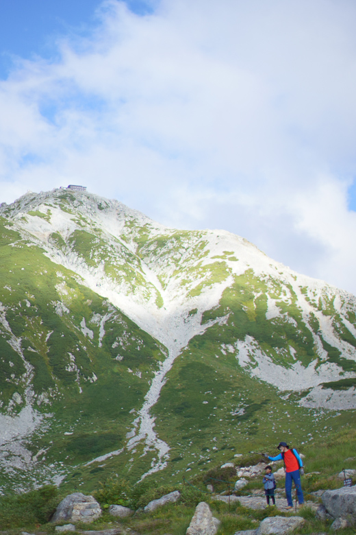 立山山頂から下山スタート