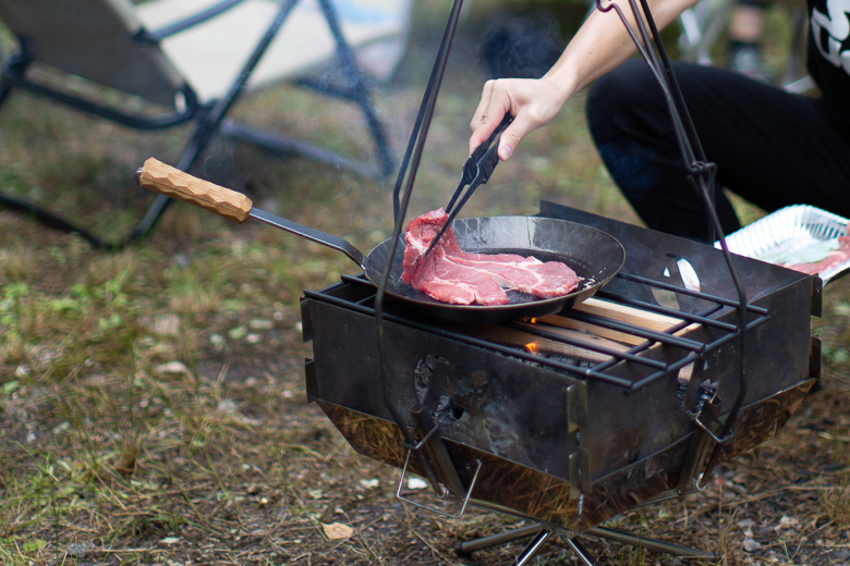 平湯キャンプ場でBBQ