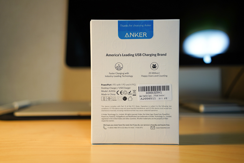 Anker PowerPort I PD - 1 PD & 4 PowerIQ 外箱