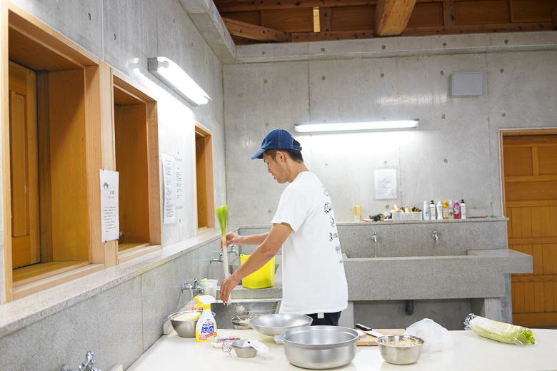 吉野オートキャンプ場 炊事棟