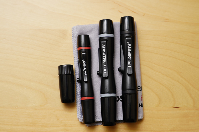 HAKUBA メンテナンス用品 レンズペンプロキットプラス 3本セット+ヘッドスペア+収納ファイバークロス ブラック KMC-LP23BKTP