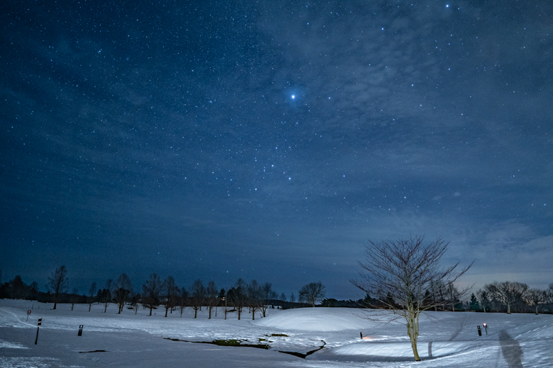 スノーピーク Headquartersの星空