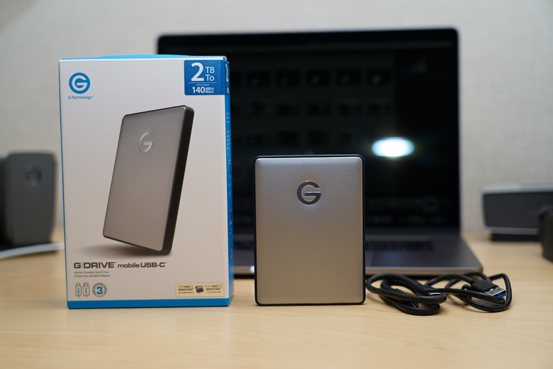 G-Technology 2TB G-DRIVE Mobile USB-C Portable Hard Drive