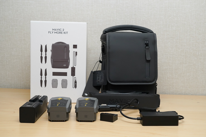 Mavic 2 Fly Moreキット 付属品