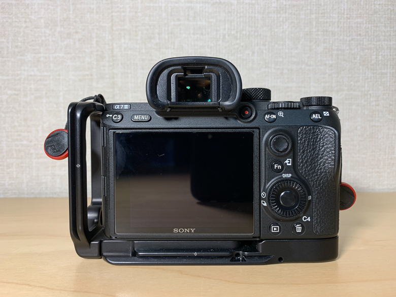 RRS SONY a7iii用L型プレートを装着