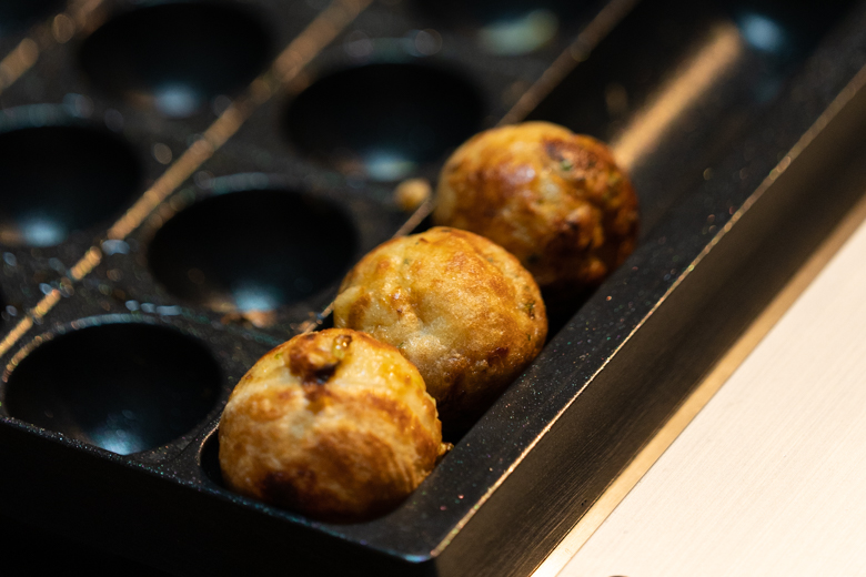 雪峰苑 たこ焼きプレート使用例