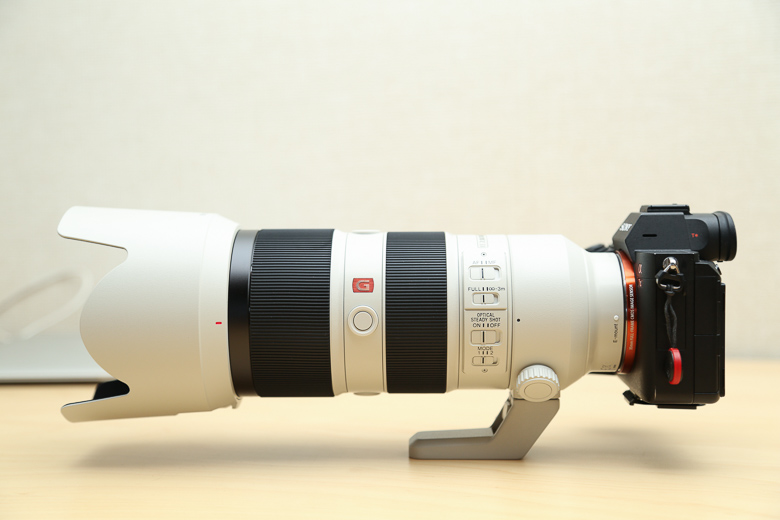 SONY FE 70-200mm F2.8 GM OSSをa7iiiに取り付け