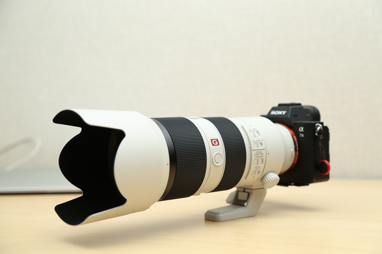 SONY FE 70-200mm F2.8 GM OSSをa7iiiに取り付け