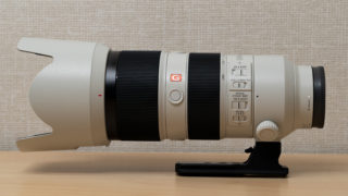 SONY FE 70-200mm F2.8 GM OSSにRRSの三脚座（LCF-101）を取り付けした写真