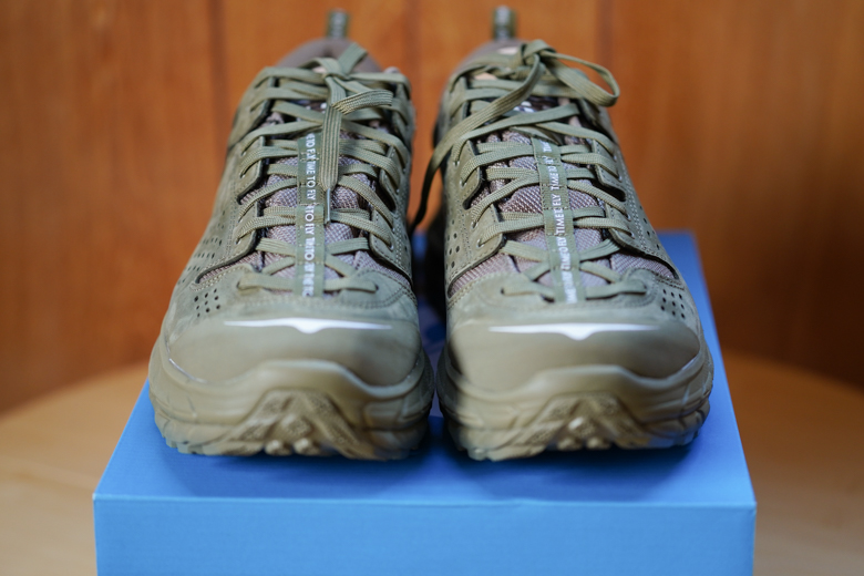 HOKA ONE ONE TOR ULTRA LOW WP JP バーント オリーブ