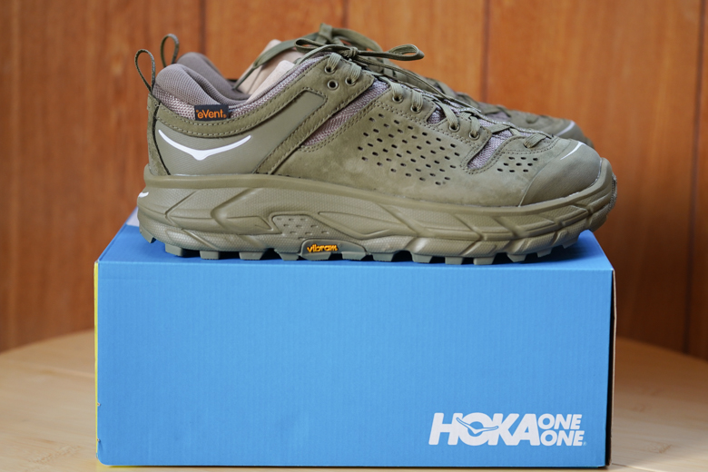 HOKA ONE ONE TOR ULTRA LOW WP JP バーント オリーブ