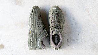 HOKA ONE ONE TOR ULTRA LOW WP JP バーント オリーブ