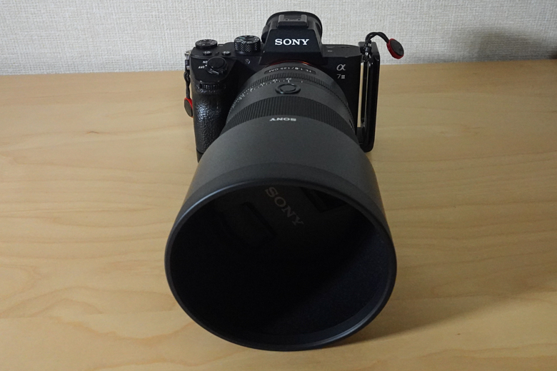 FE 135mm F1.8 GM SEL135F18GMをa7IIIに取り付け