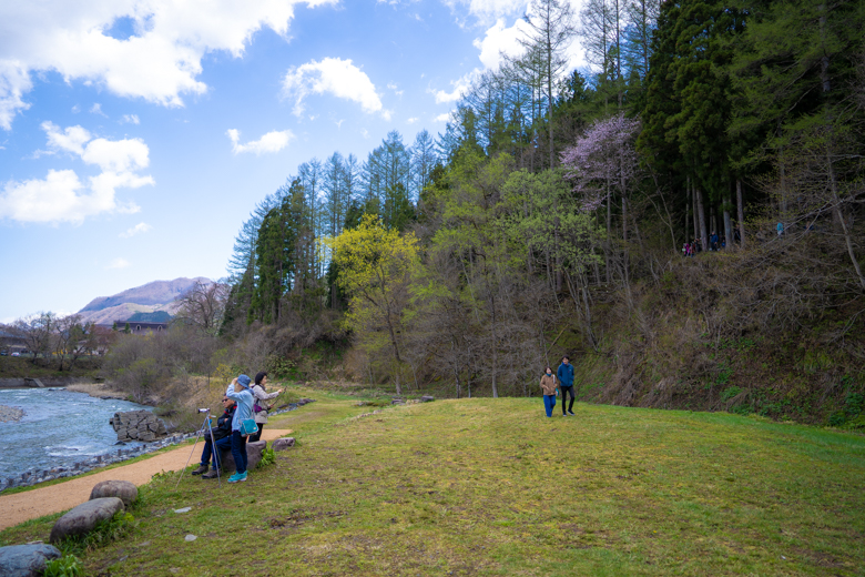 白馬村 大出の吊橋