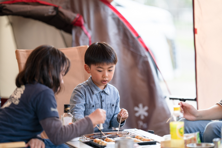 北軽井沢スウィートグラスでたこ焼き